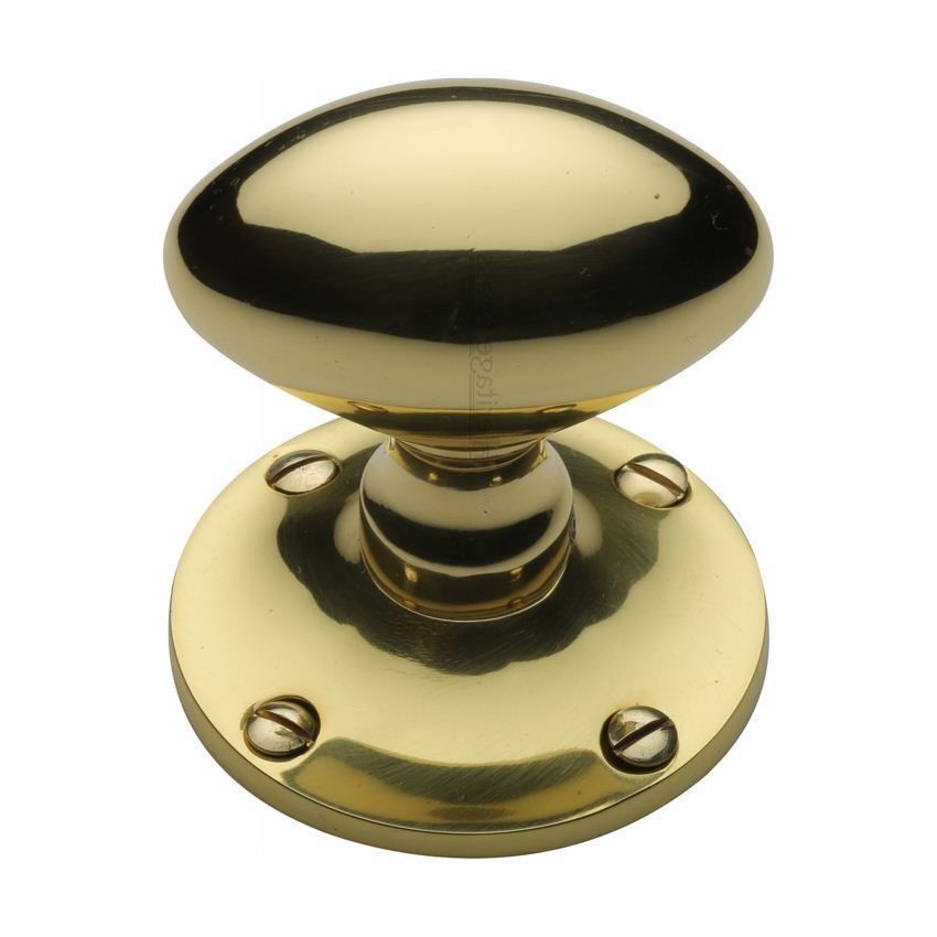 Mayfair Mortice Knob In Polished Brass Finish - MAY960-PB