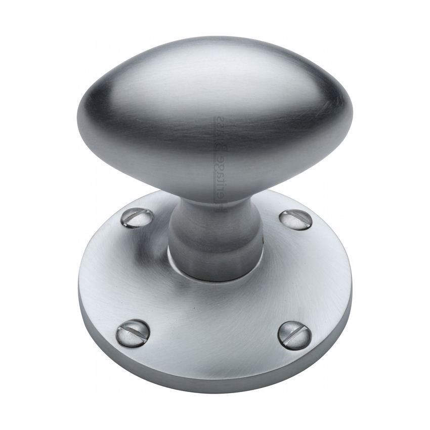 Mayfair Mortice Knob In Satin Chrome Finish - MAY960-SC