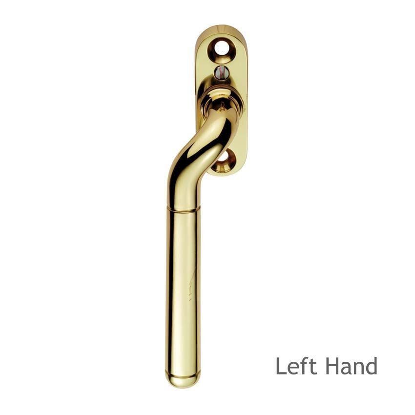 Brass locking espag handle left hand - V1008LCKLH