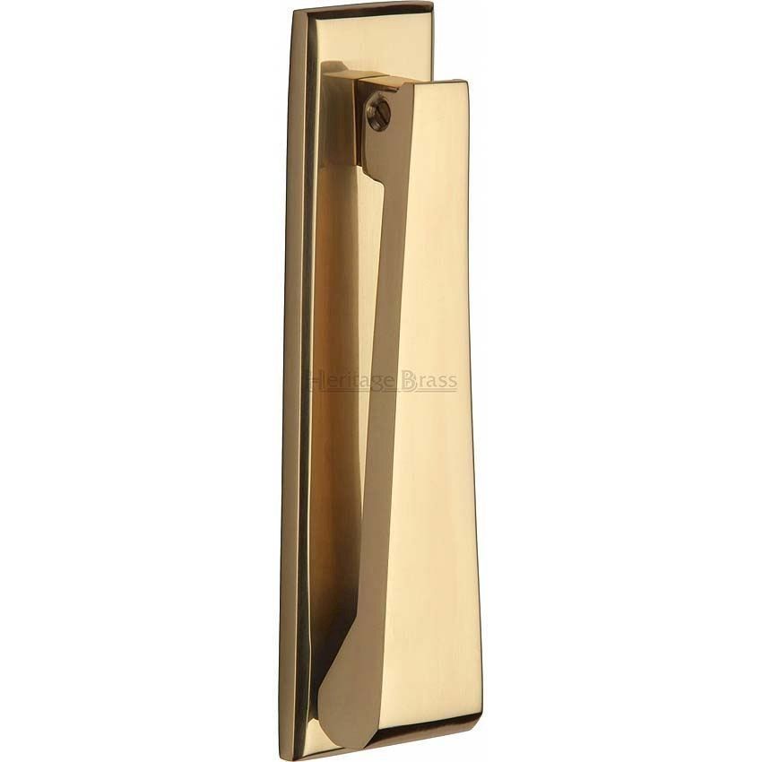 Slimline Door Knocker in Polished Brass - K1310AT