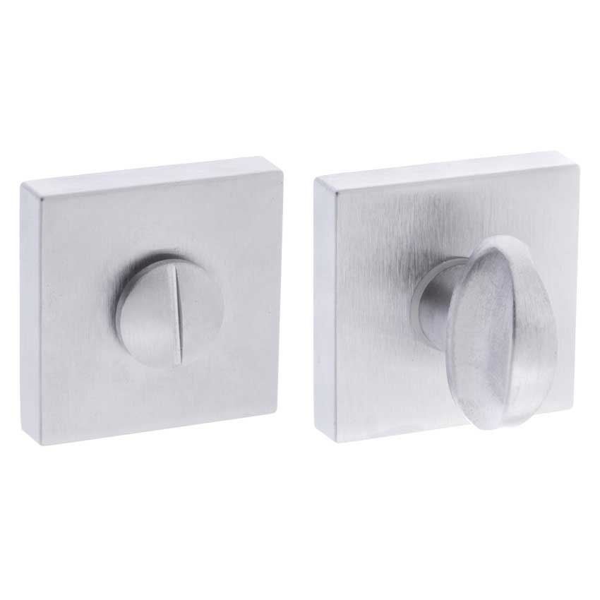 Forme Square Satin Chrome WC Turn And Release - FMSWCSC