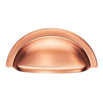 Satin copper oxford kitchen cupboard cup pull handle - FTD558SCO