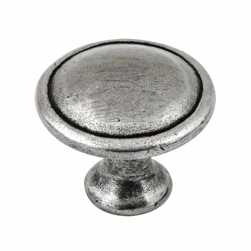 Chester pewter cabinet knob - FD575