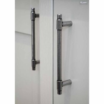 Farrow small pewter cabinet pull handle example - FD528