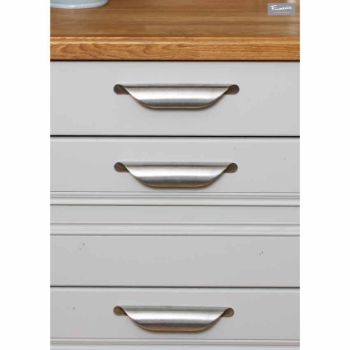 Hampton pewter cabinet pull handle example - FD299