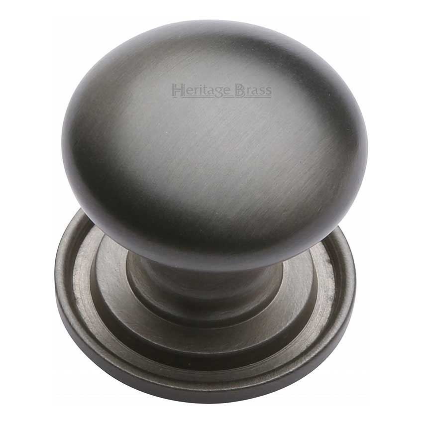 Round Design Cabinet Knob in Matt Bronze Finish - C2240-MB