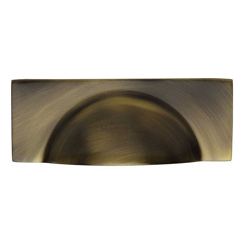 Modern Pull Cabinet Knob in Antique Brass Finish - C2764-AT
