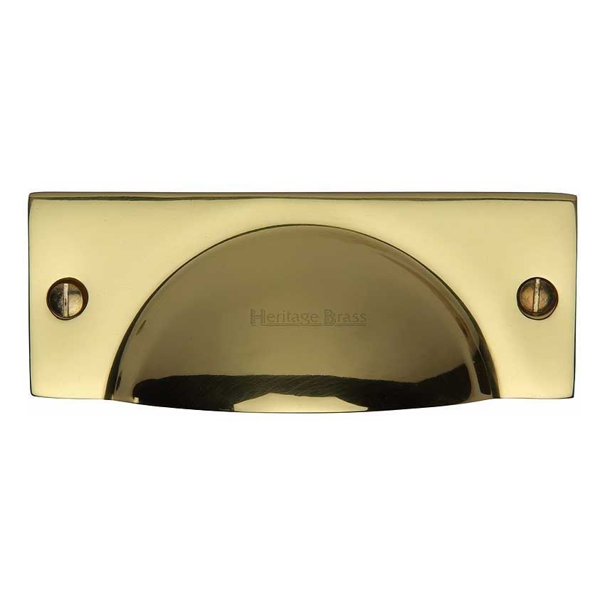 Cheshire Cabinet Drawer Pull in Polished Brass Finish - C2762-PB