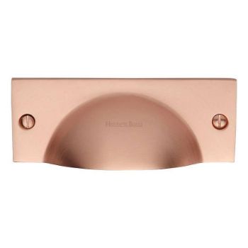 Cheshire Cabinet Drawer Pull in Satin Rose Gold Finish - C2762-SRG