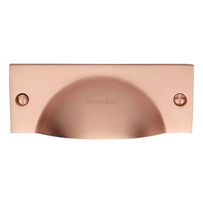 Cheshire Cabinet Drawer Pull in Satin Rose Gold Finish - C2762-SRG