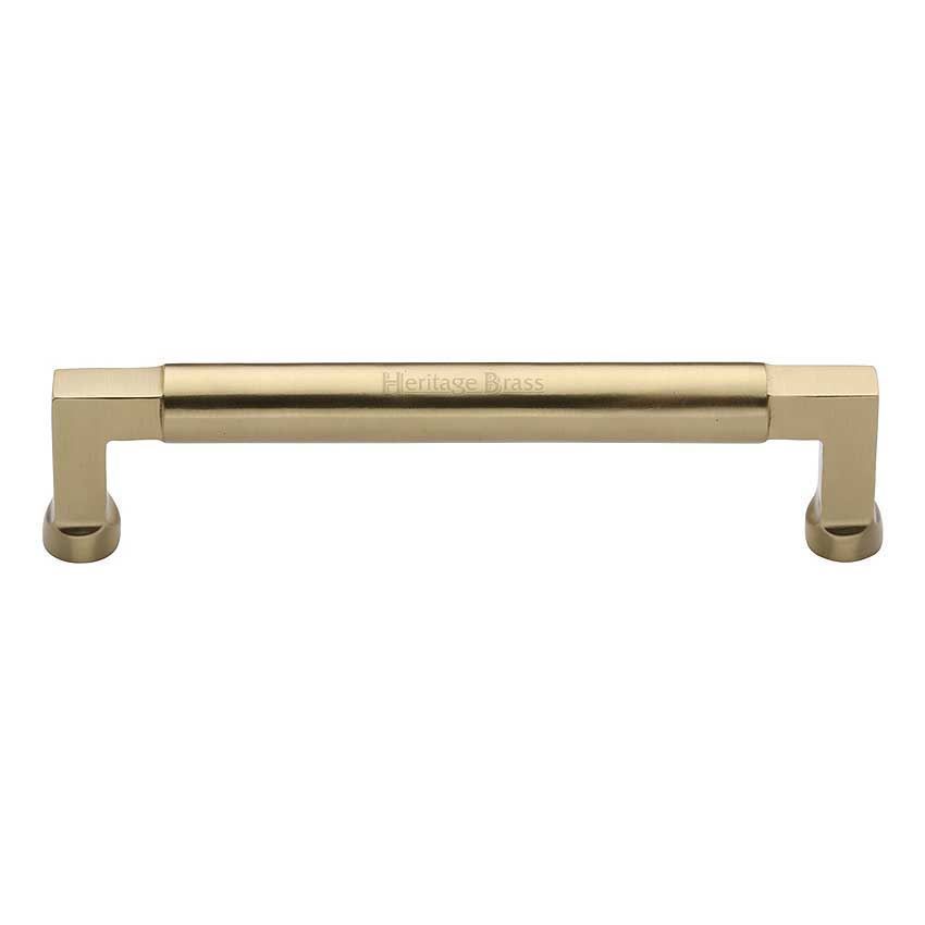 Cabinet Pull Bauhaus Design Cabinet Knob in Satin Brass Finish - C0312-SB