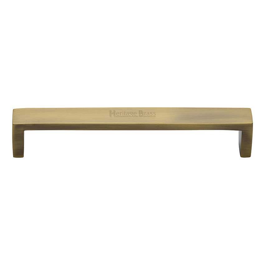 Wide Metro Design Cabinet Pull Handle in Antique Brass Finish - C4520-AT