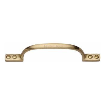 Period Pull Handle in Satin Brass Finish - V1090-152-SB 