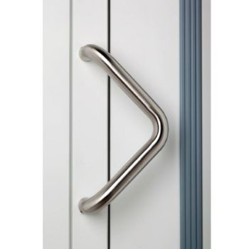 Stainless Steel V Shape Bar Door Handle in Satin Stainless Steel Finish-1S070 