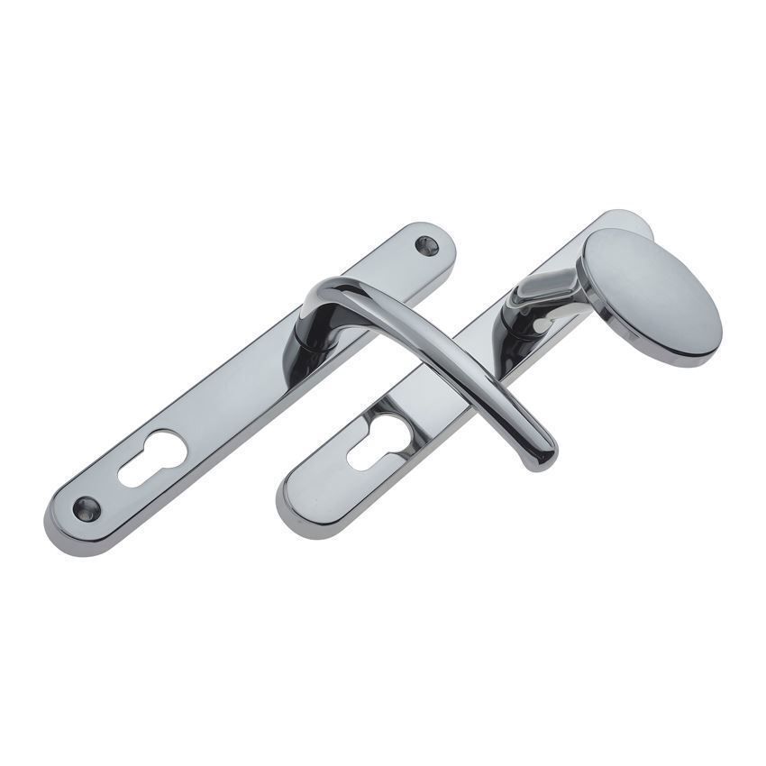 Balmoral Inline Lever Pad Multipoint Door Handle- Hardex Chrome - 1D101