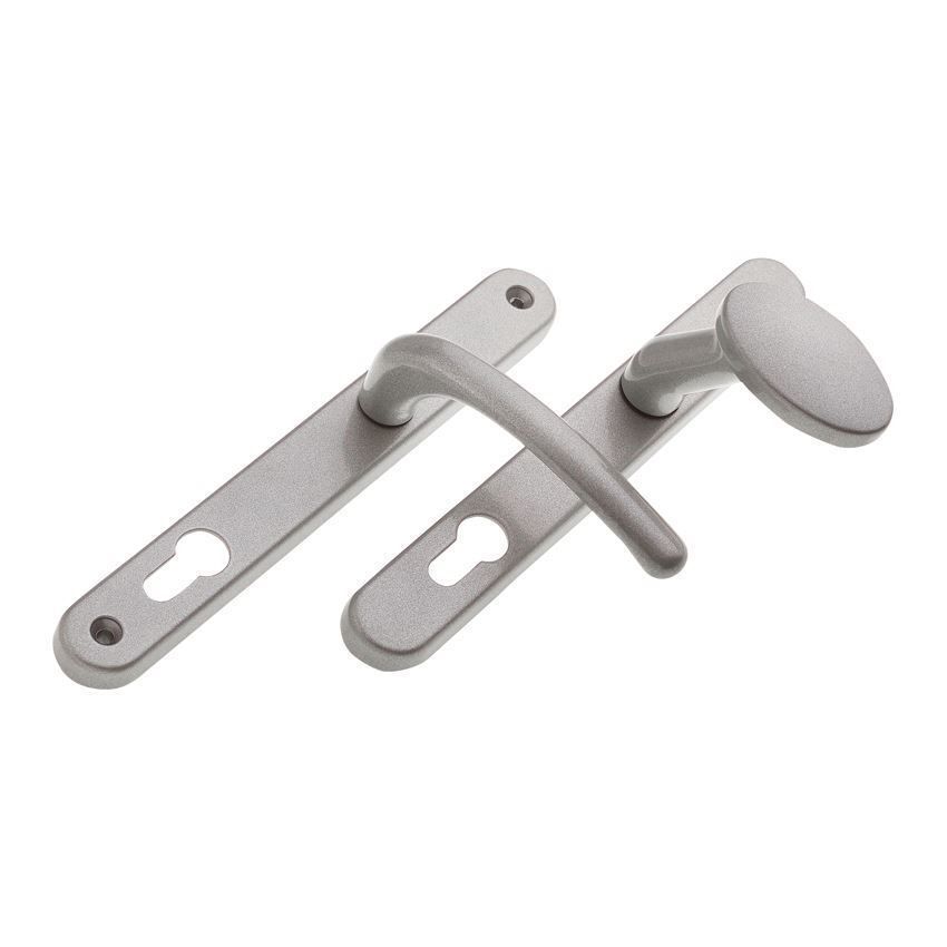 Balmoral Inline Lever Pad Multipoint Door Handle- Silver - 1A102