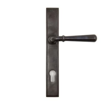 Aged Bronze Newbury Slimline Sprung Lever Espag. Lock Set- 91434