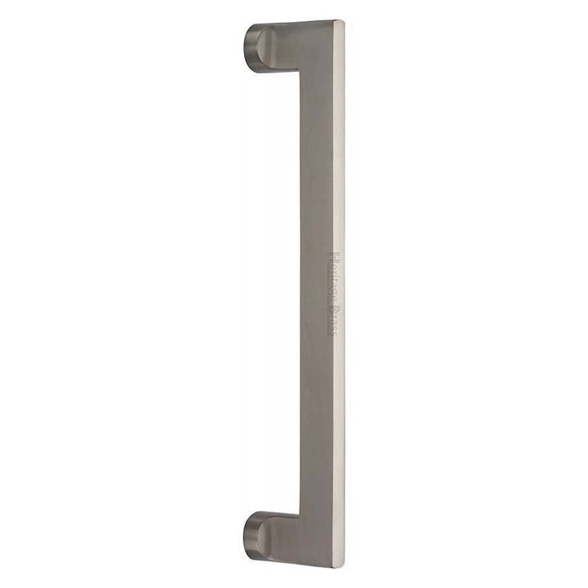 Heritage Brass Door Pull Handle Apollo Design in Satin Nickel Finish- V4150-SN 