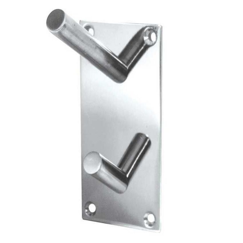 Jedo Square Polished Stainless Steel Hat and Coat Hook - JPS901BPSS 