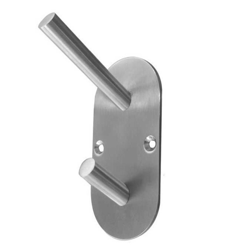 Jedo Round Satin Stainless Steel Hat and Coat Hook - JSS902BSSS