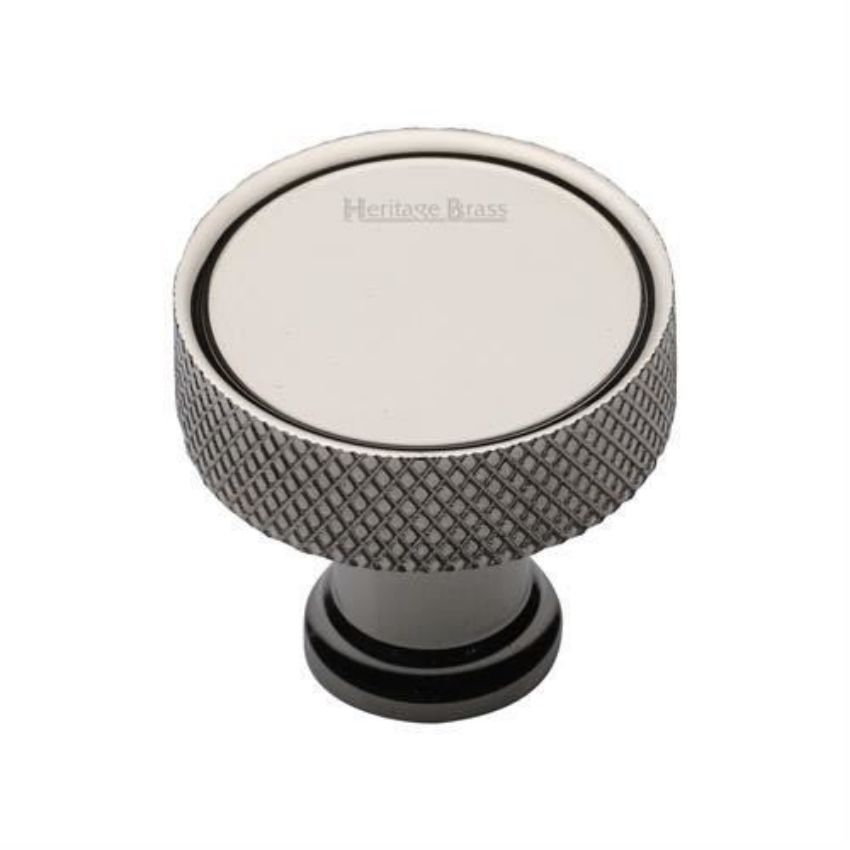 Florence Knurled Design Cabinet Knob in Polished Nickel Finish - C4548-PNF