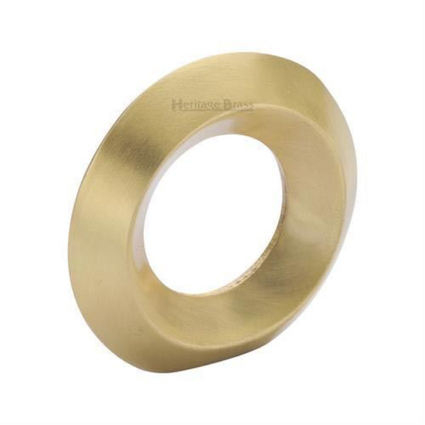 Ring Cabinet Knob in Satin Brass Finish - C4553-SB