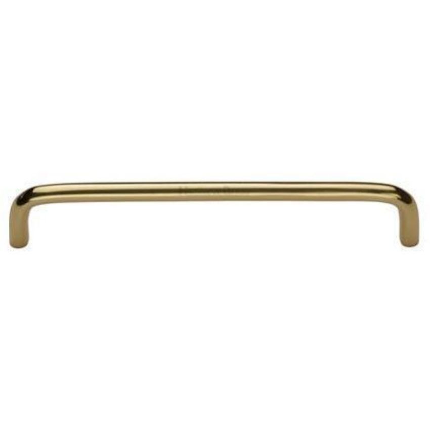 Traditional D Shaped Handle in Polished Brass Finish-C2155-PB