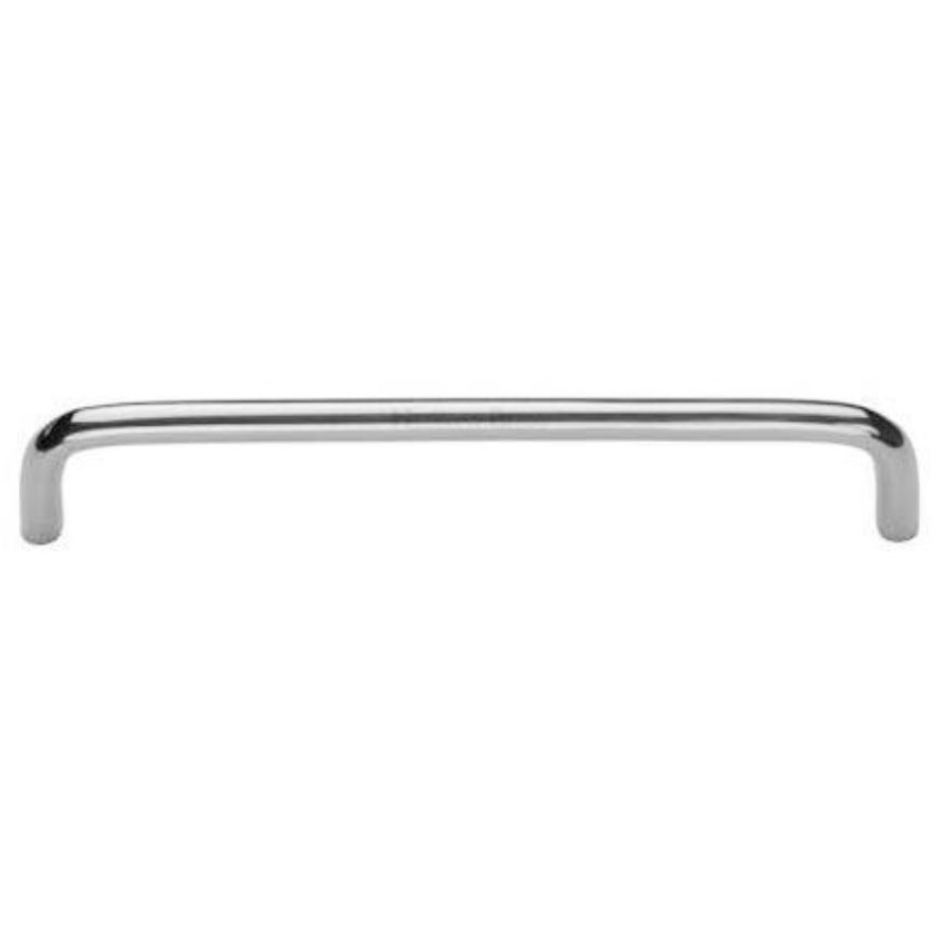 Traditional D Shaped Handle in Polished Chrome Finish - C2155-PC 