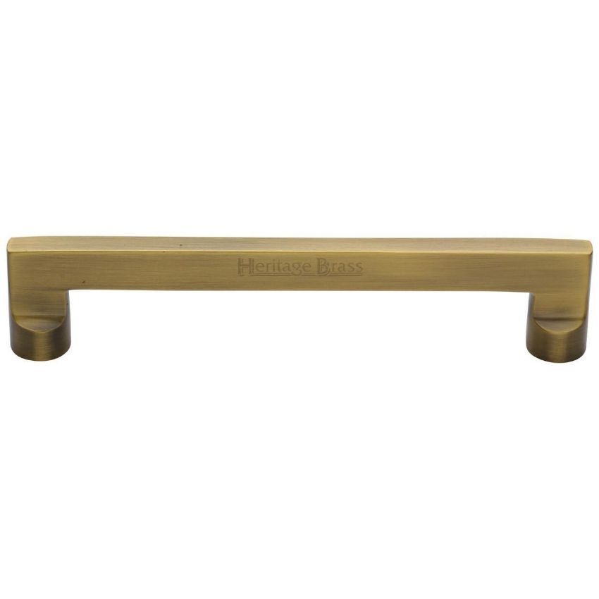 Trident Cabinet Handle in Antique Brass - C0345-AT 