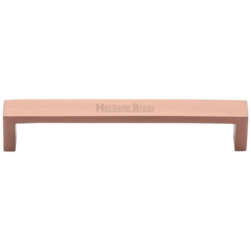 Wide Metro Design Cabinet Pull Handle in Satin Rose Gold Finish - C4520-SRG