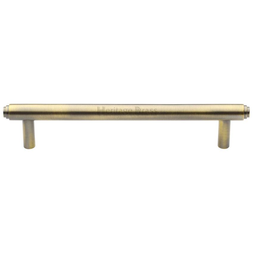 Step Cabinet Pull Handle in Antique Brass Finish - V4410-AT