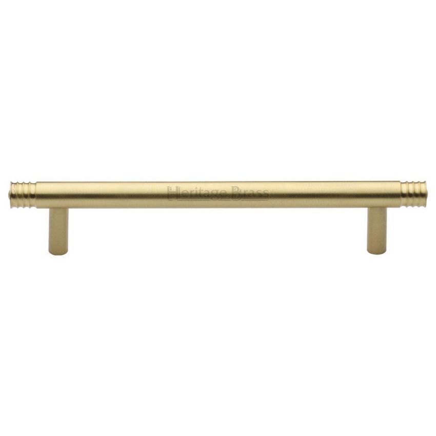 Contour Cabinet Pull Handle in Satin Brass Finish - V4446-SB 