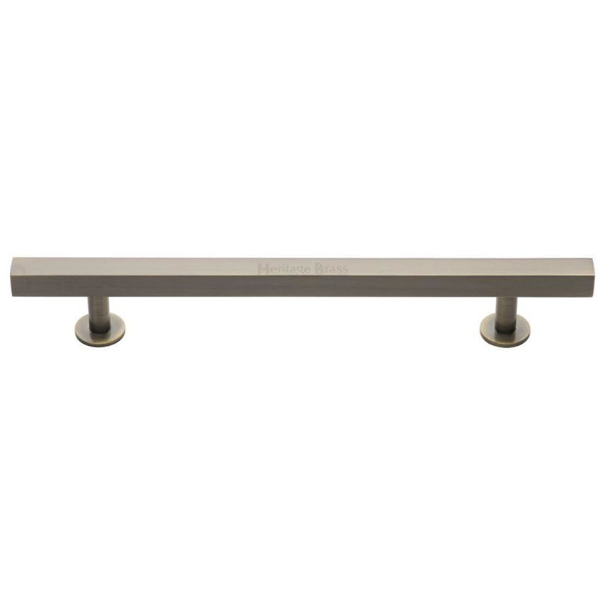 Square Cabinet Pull Handle in Antique Brass Finish - C4760-AT