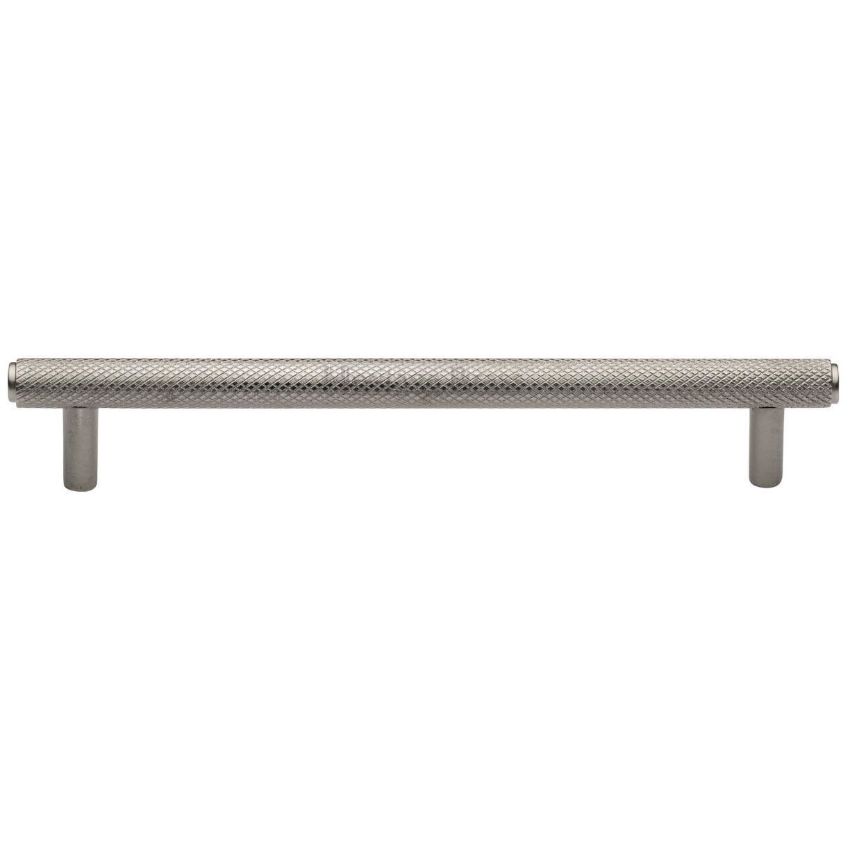 Knurled Cabinet Pull Handle in Satin Nickel Finish - V4458-SN