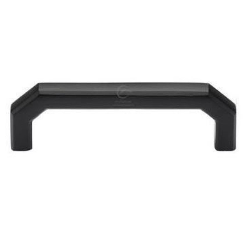 Smooth Black Iron Angular Cabinet Handle - FB3465