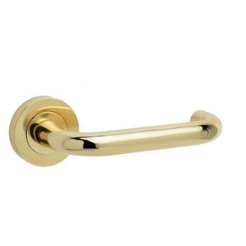 Jedo Thame Door Handle- Polished Brass- JV502PB