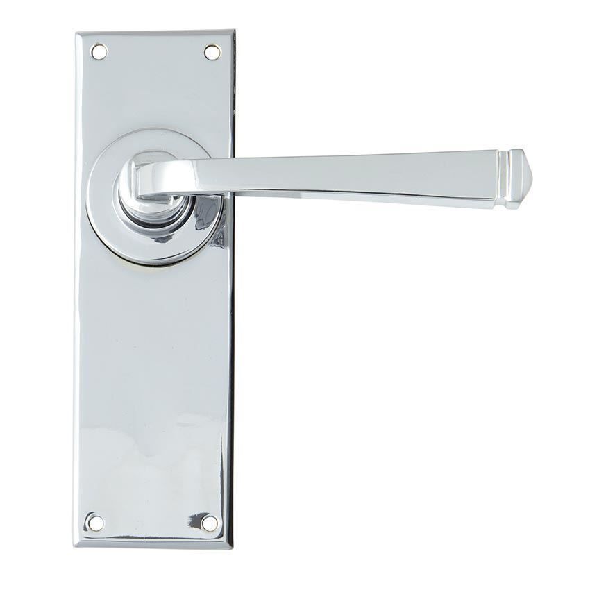 Period Avon Latch Handle in Polished Chrome - 90363