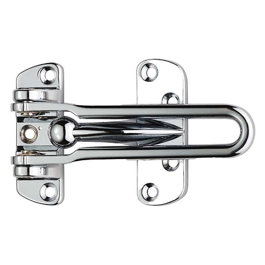 Security Door Guard in Polished Chrome Finish - SDG4001PC