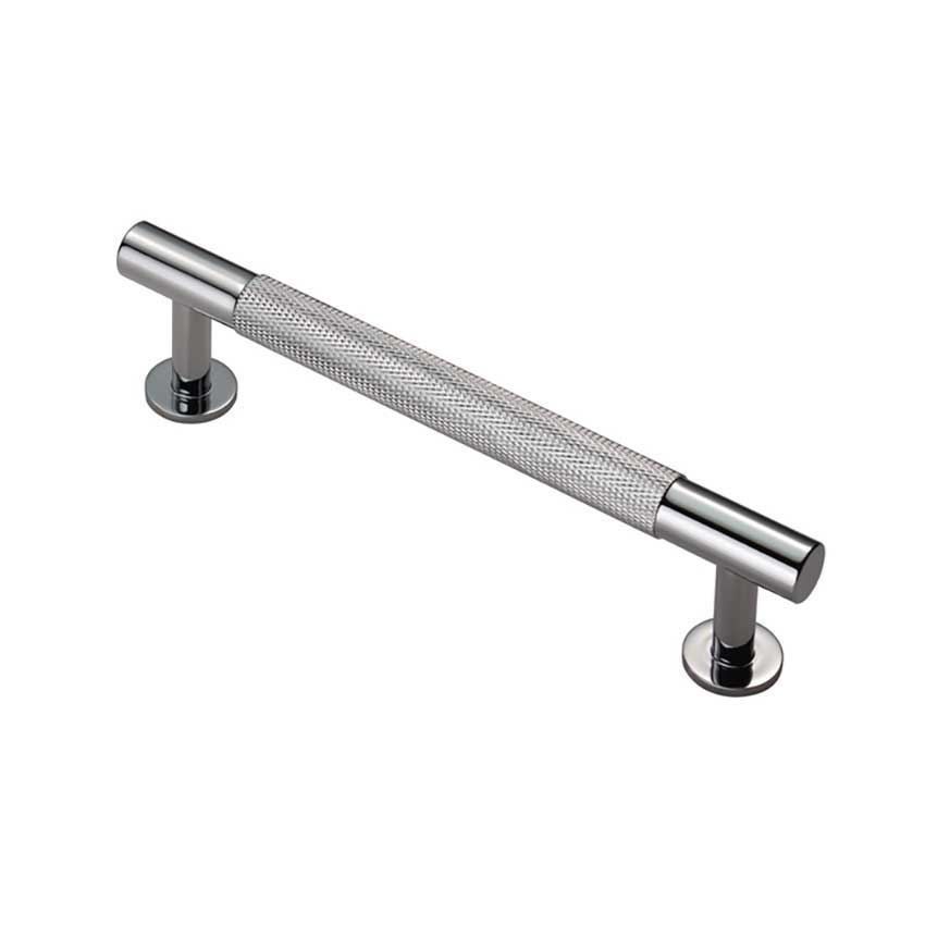 Knurled Pull Cabinet Handle - Polished Chrome - FTD700BCP