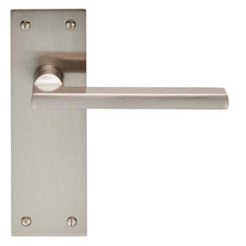 Trentino LEVER ON BACKPLATE - Satin Nickel - EUL032SN