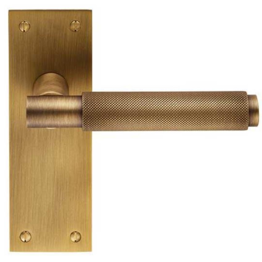 Varese LEVER ON BACK PLATE - Antique Brass - EUL05AB