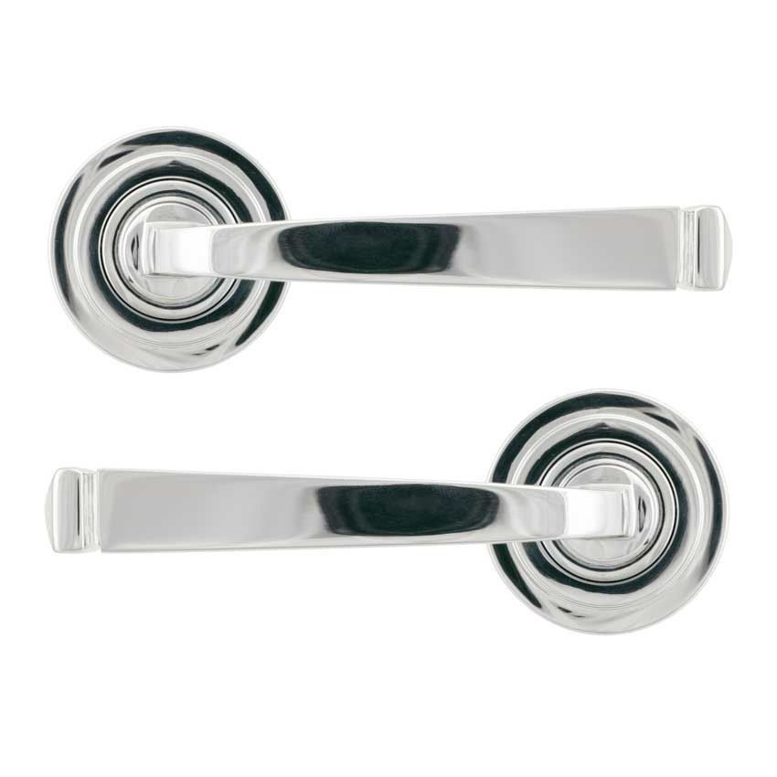 Avon Lever on an Art Deco Rose in Polished Chrome (Unsprung) - 49950