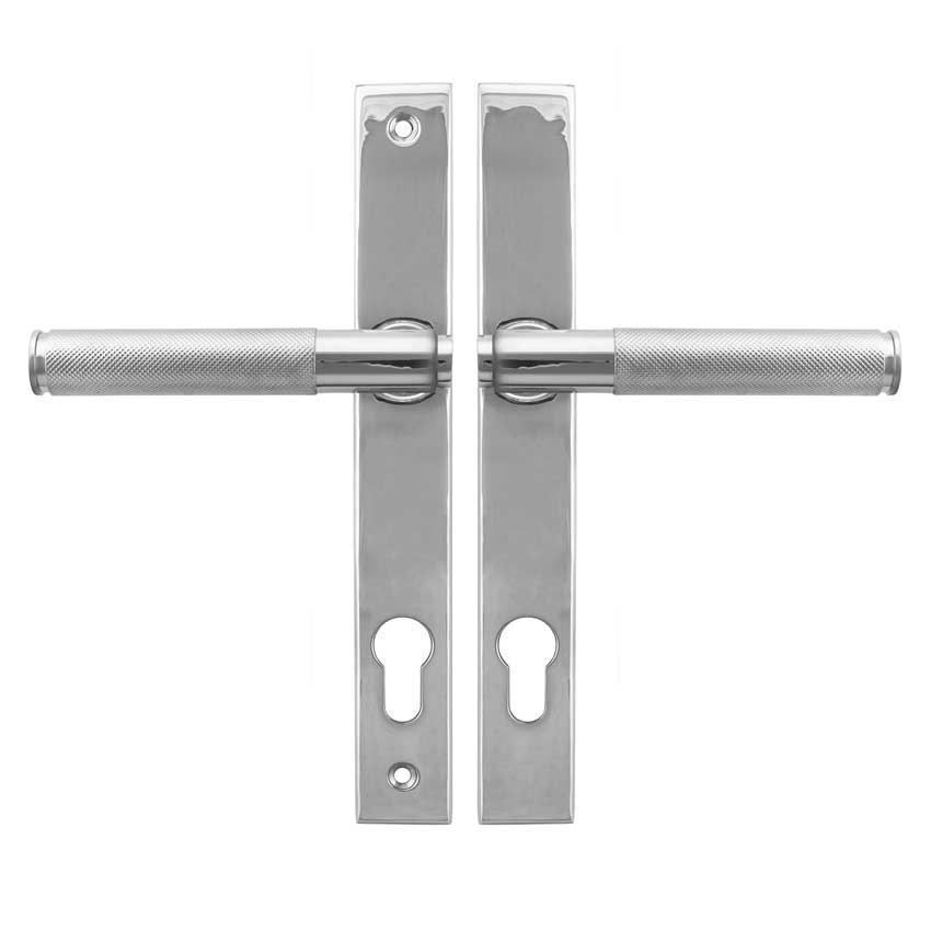 Brompton Slimline Sprung Lever Espag Lock Set - Polished Chrome - 45525 