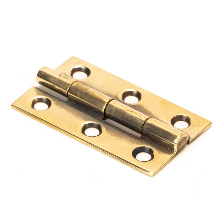 2" Aged Brass Butt Hinges - 49583 
