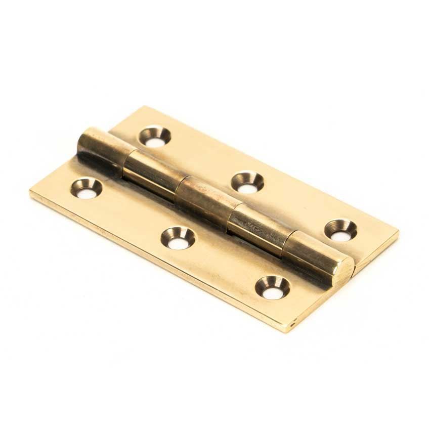 2.5" Aged Brass Butt Hinges - 49925