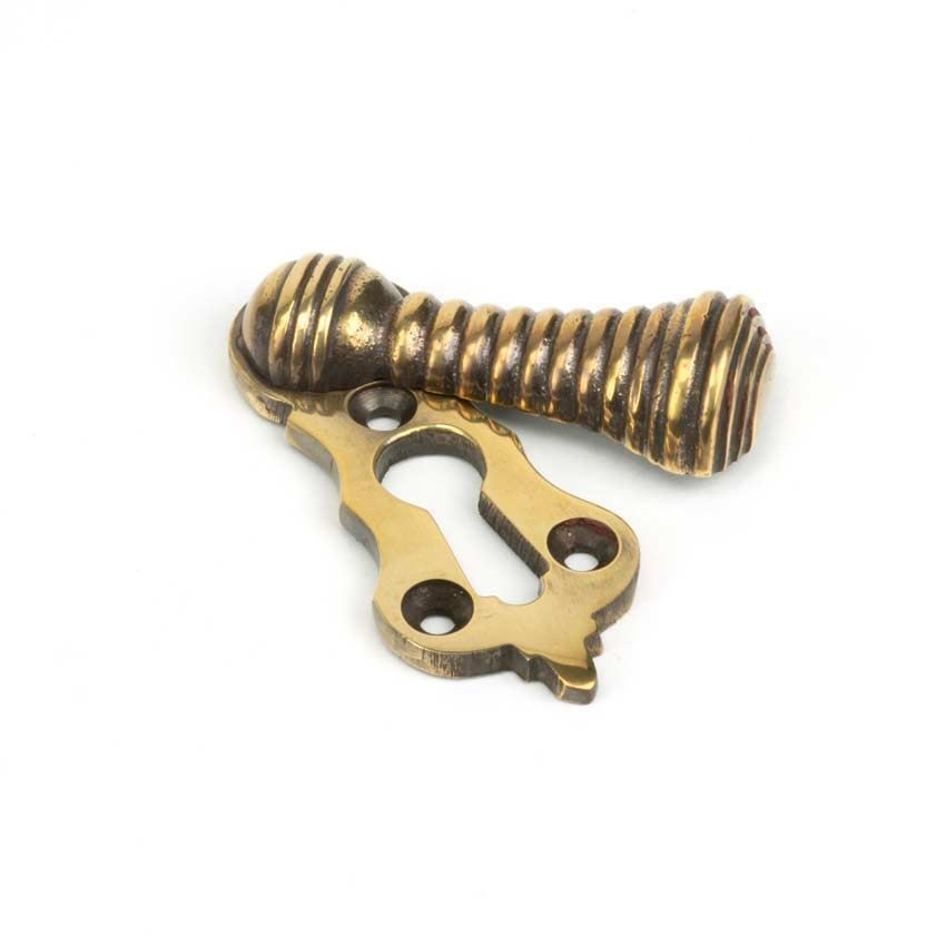Aged Brass Beehive Escutcheon - 83817 