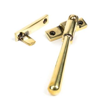 Aged Brass Night-Vent Locking Newbury Fastener - 91442 