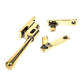 Aged Brass Night-Vent Locking Newbury Fastener - 91442 