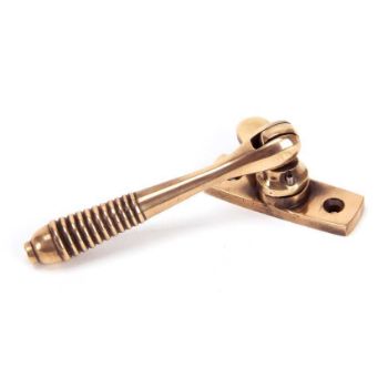 Polished Bronze Locking Reeded Fastener - 91944