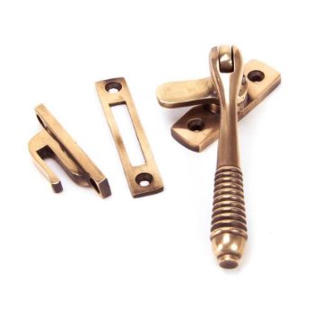 Polished Bronze Locking Reeded Fastener - 91944